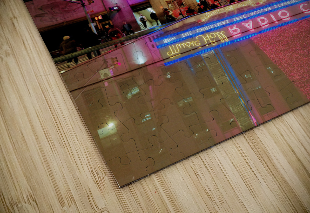 Neon Christmas at Radio City Click4Pix Puzzle