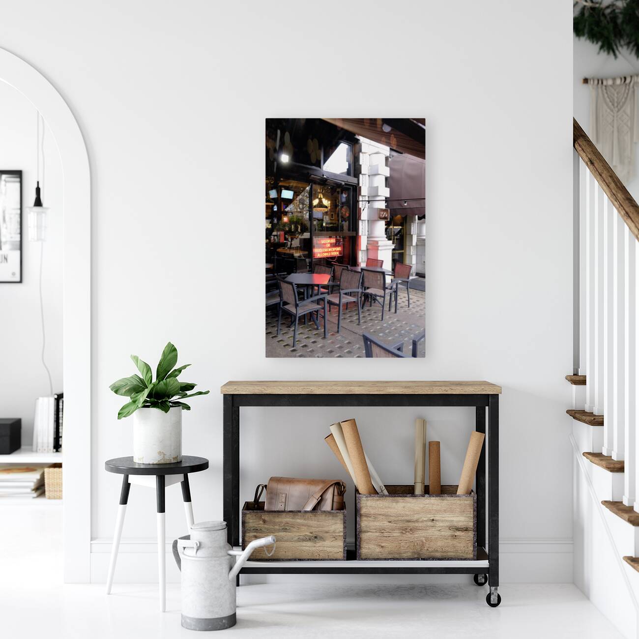 A Hard Rule at this Cafe Reproduction