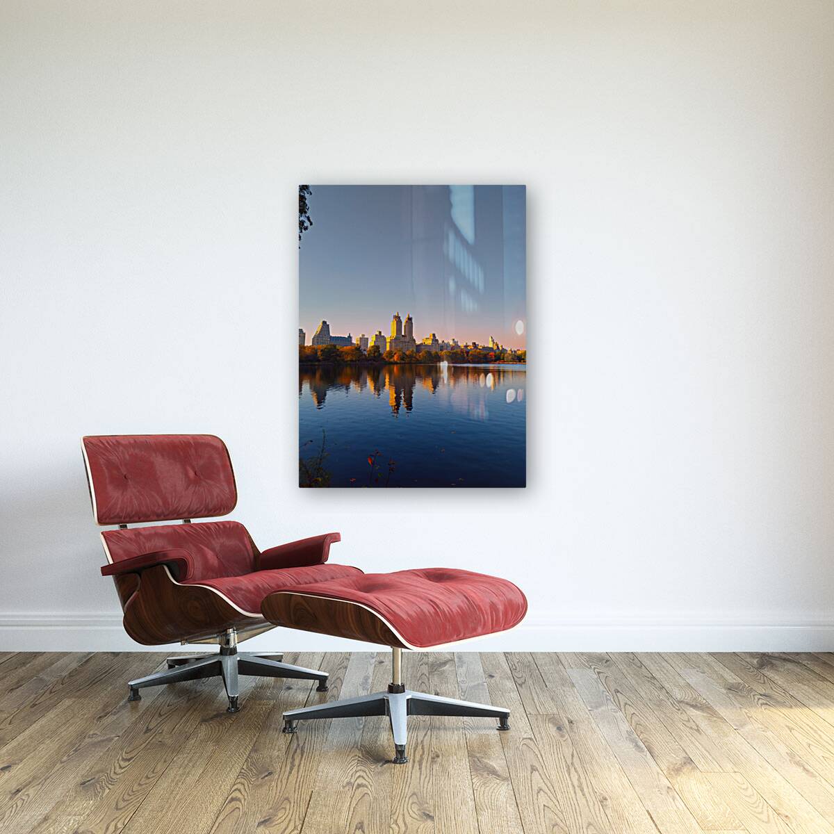 Autumn Skyline Firelight Reproduction